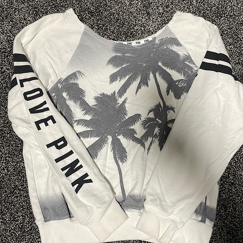 Off-the-Shoulder Sweatshirt